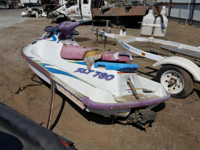 PLE01237J697 - 1997 POLARIS SL780 WHITE photo 3