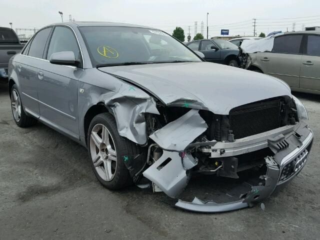 WAUAF78E88A080176 - 2008 AUDI A4 2.0T GRAY photo 1