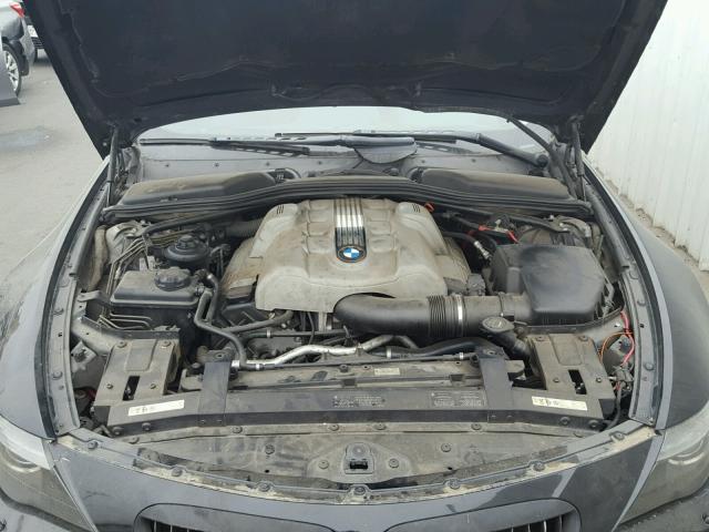WBAEH73465B215770 - 2005 BMW 645 CI AUT BLACK photo 7