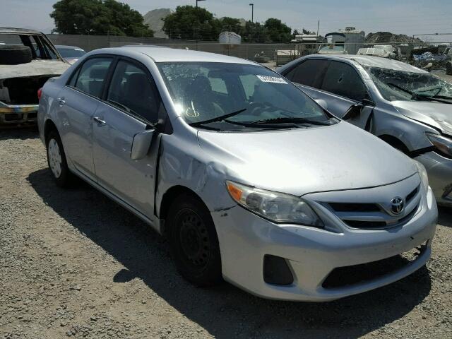 2T1BU4EE2BC556960 - 2011 TOYOTA COROLLA BA SILVER photo 1