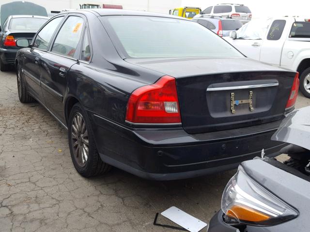 YV1TS91Z041346293 - 2004 VOLVO S80 T6 BLACK photo 3