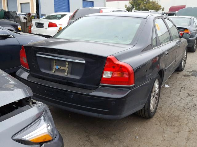 YV1TS91Z041346293 - 2004 VOLVO S80 T6 BLACK photo 4