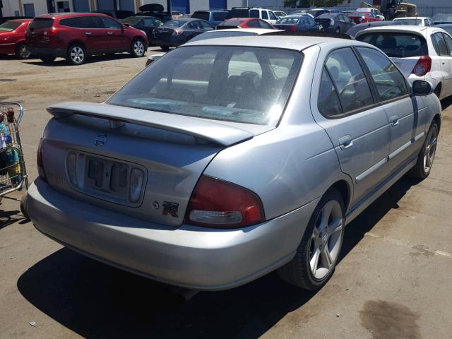 3N1AB51D33L721131 - 2003 NISSAN SENTRA SE- SILVER photo 4