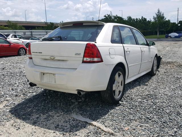 1G1ZW63116F234482 - 2006 CHEVROLET MALIBU MAX WHITE photo 4