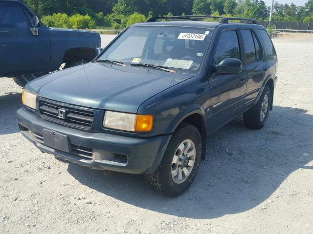4S6CM58W5X4416736 - 1999 HONDA PASSPORT E GREEN photo 2
