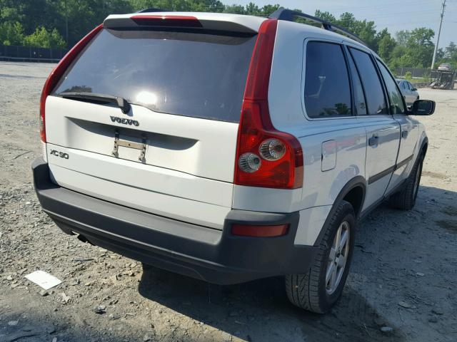 YV1CN592451141617 - 2005 VOLVO XC90 WHITE photo 4
