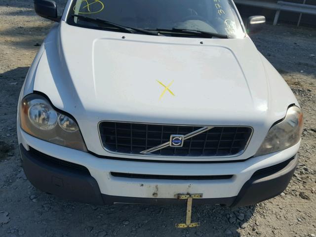 YV1CN592451141617 - 2005 VOLVO XC90 WHITE photo 7