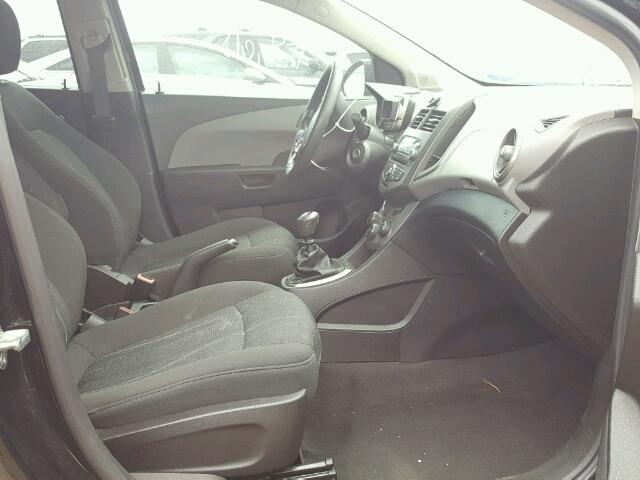 1G1JD6SB9C4109881 - 2012 CHEVROLET SONIC BLACK photo 5