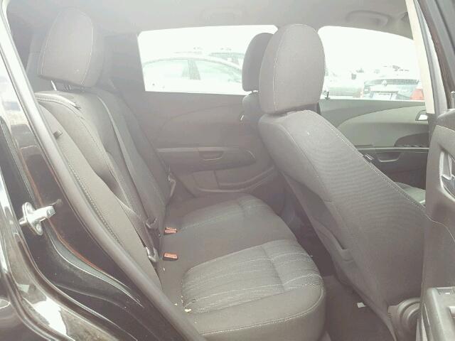 1G1JD6SB9C4109881 - 2012 CHEVROLET SONIC BLACK photo 6