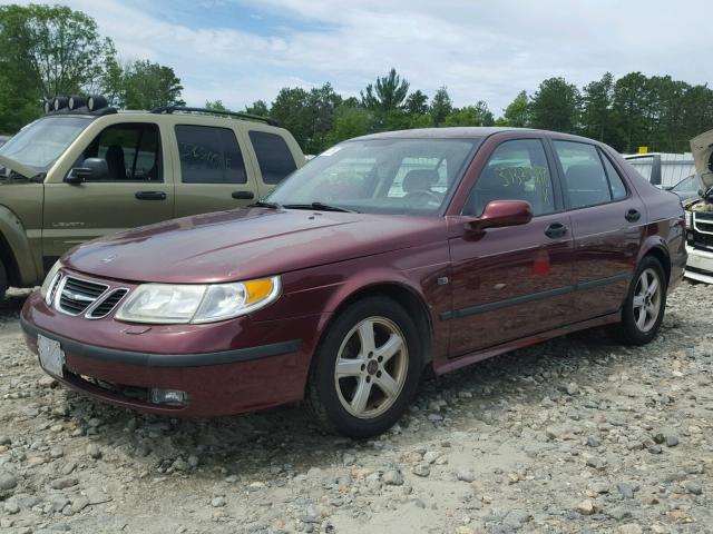 YS3ED49A943503083 - 2004 SAAB 9-5 ARC BURGUNDY photo 2