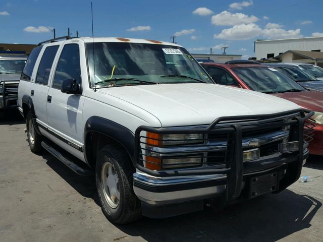 1GNEC13R7XJ393312 - 1999 CHEVROLET TAHOE C150 WHITE photo 1