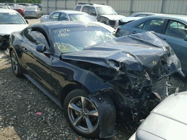 1FA6P8AM5G5214250 - 2016 FORD MUSTANG BLACK photo 1