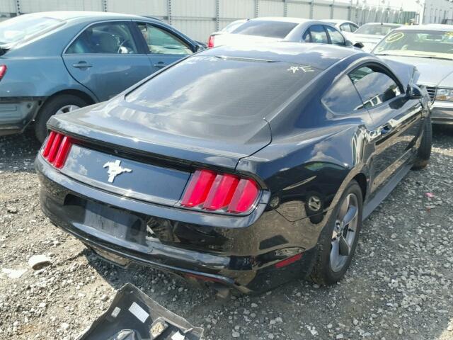 1FA6P8AM5G5214250 - 2016 FORD MUSTANG BLACK photo 4