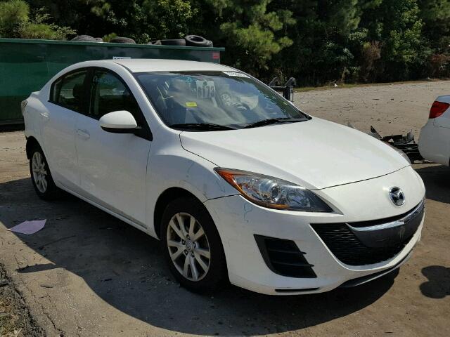 JM1BL1SG2A1213690 - 2010 MAZDA 3 I WHITE photo 1