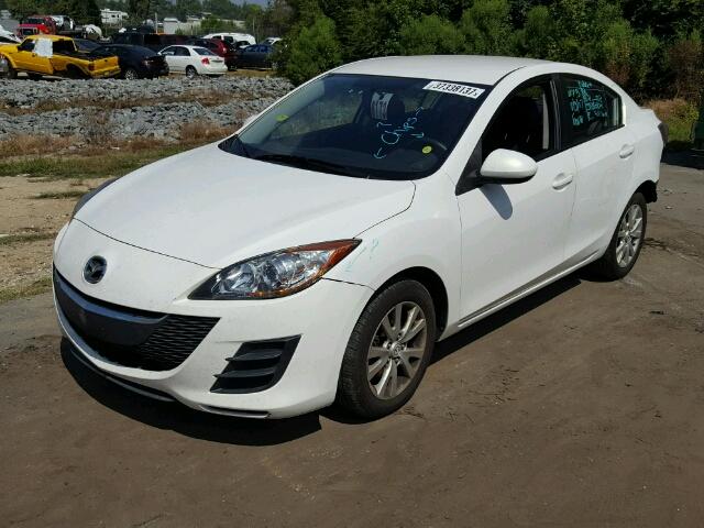 JM1BL1SG2A1213690 - 2010 MAZDA 3 I WHITE photo 2