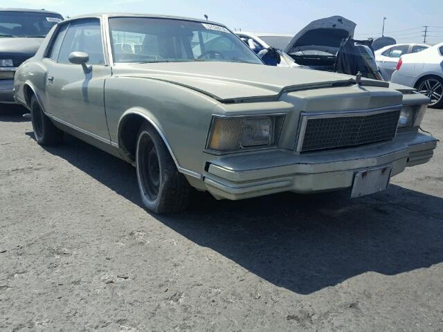 1Z37U8Z422035 - 1978 CHEVROLET MONTE CARL 绿色 照片 1