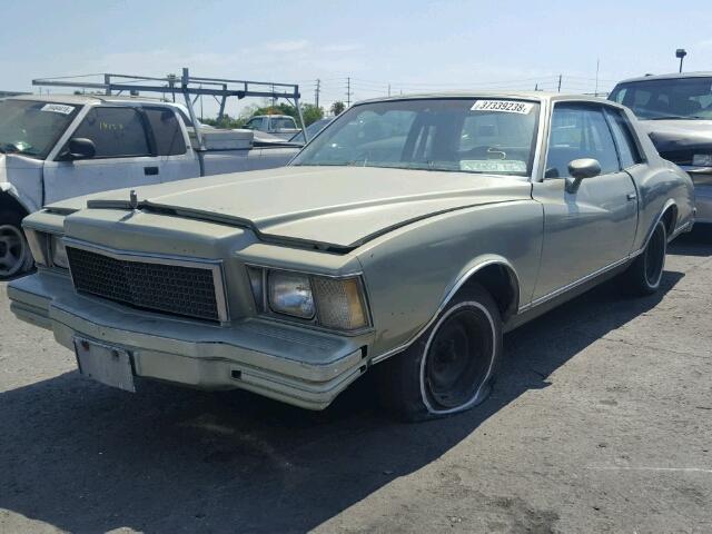 1Z37U8Z422035 - 1978 CHEVROLET MONTE CARL 绿色 照片 2