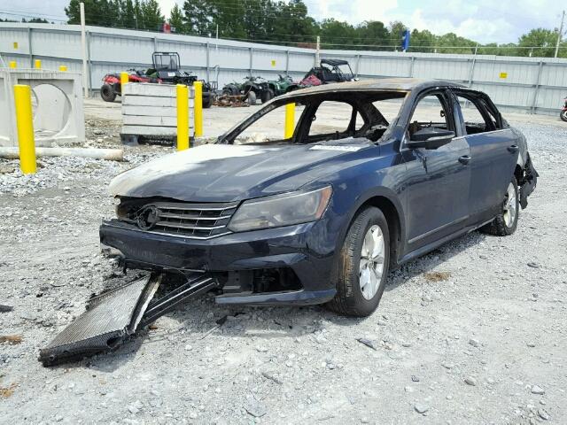 1VWAT7A35HC029739 - 2017 VOLKSWAGEN PASSAT S Negro foto 2