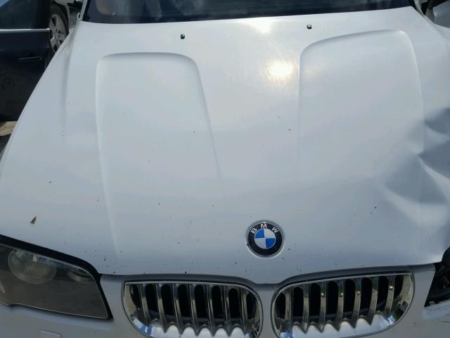 WBXPA93426WD25453 - 2006 BMW X3 3.0I WHITE photo 7