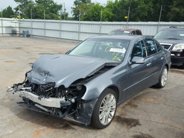 WDBUF56X88B224424 - 2008 MERCEDES-BENZ E 350 GRAY photo 2