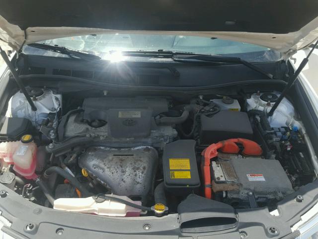 4T1BD1FK1CU005213 - 2012 TOYOTA CAMRY HYBR 白色 照片 7