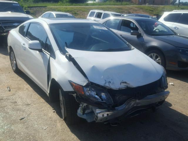 2HGFG3B15CH544623 - 2012 HONDA CIVIC EXL WHITE photo 1