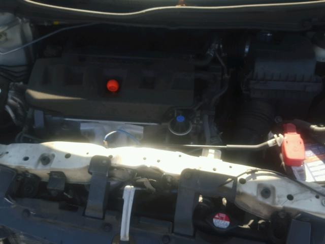 2HGFG3B15CH544623 - 2012 HONDA CIVIC EXL WHITE photo 7