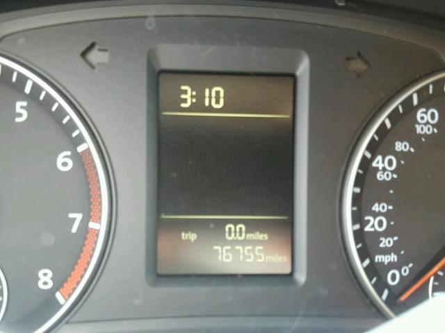 1VWAH7A37DC008421 - 2013 VOLKSWAGEN PASSAT S أبيض صورة 8