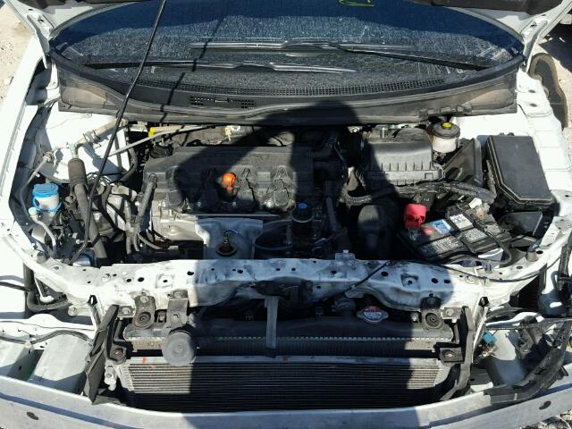 19XFB2F92FE099006 - 2015 HONDA CIVIC EXL WHITE photo 7