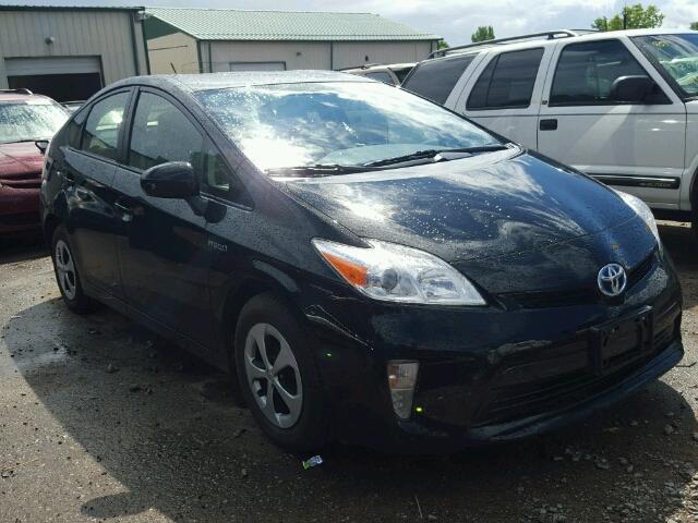 JTDKN3DU1D1704197 - 2013 TOYOTA PRIUS შავი ფოტო 1
