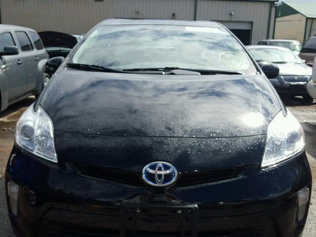 JTDKN3DU1D1704197 - 2013 TOYOTA PRIUS BLACK photo 9