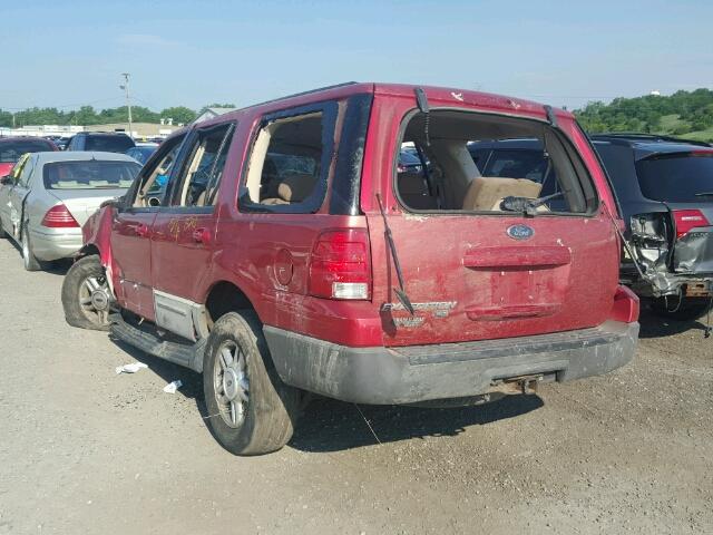 1FMPU16L63LC22437 - 2003 FORD EXPEDITION RED photo 3