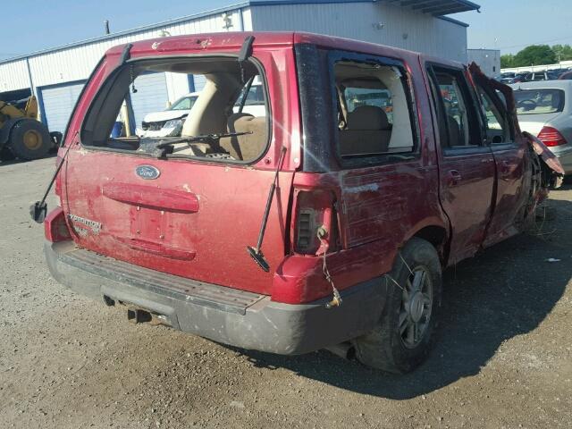 1FMPU16L63LC22437 - 2003 FORD EXPEDITION RED photo 4