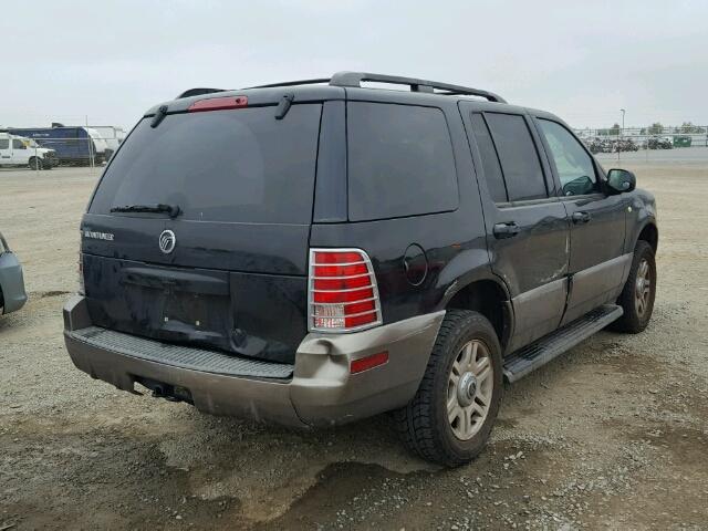 4M2ZU66K24ZJ44474 - 2004 MERCURY MOUNTAINEE BLACK photo 4