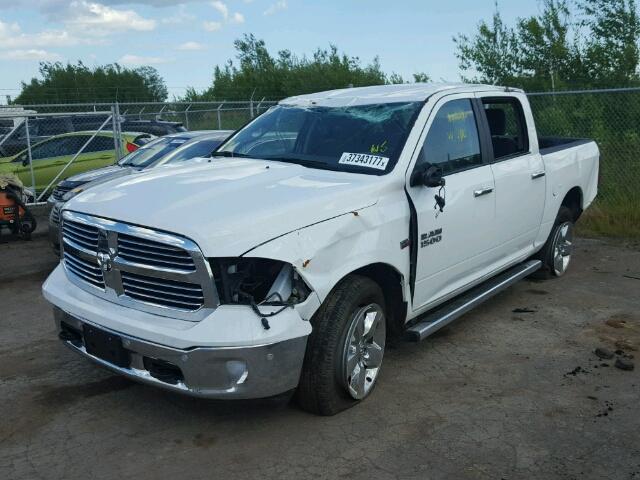 1C6RR7LT8GS317994 - 2016 RAM 1500 SLT WHITE photo 2