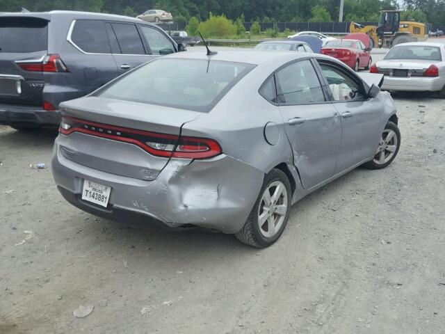 1C3CDFBB0FD221784 - 2015 DODGE DART SXT SILVER photo 4