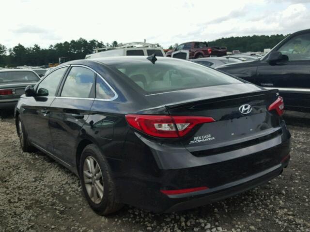 5NPE24AF2GH401704 - 2016 HYUNDAI SONATA SE BLACK photo 3