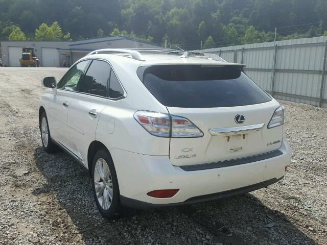 JTJBC1BA4A2005863 - 2010 LEXUS RX WHITE photo 3