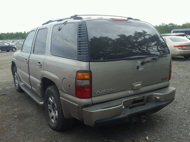 1GKEK63U51J246804 - 2001 GMC DENALI SILVER photo 3