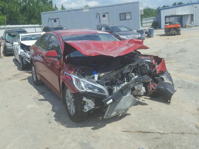 5NPE24AAXHH527475 - 2017 HYUNDAI SONATA ECO BURGUNDY photo 1