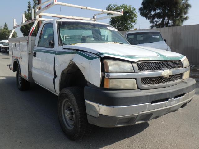 1GBHC24U64E275999 - 2004 CHEVROLET SILVERADO WHITE photo 1