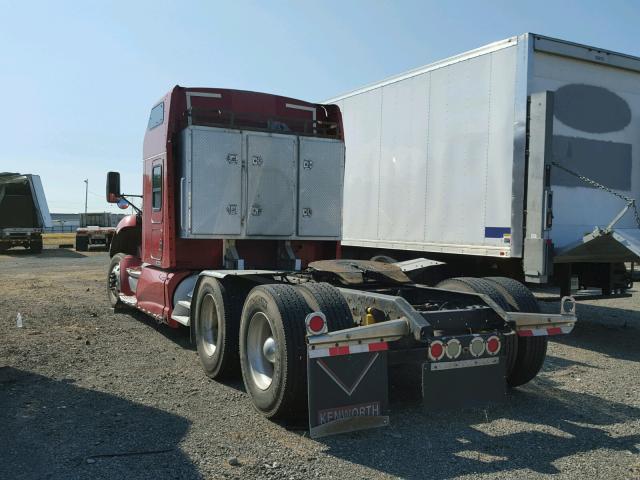 1XKAD49X1AJ274954 - 2010 KENWORTH CONSTRUCTI RED photo 3