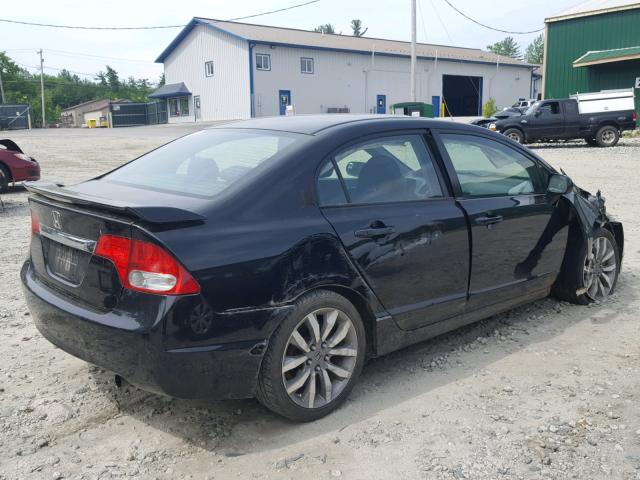 2HGFA55549H704558 - 2009 HONDA CIVIC SI BLACK photo 4