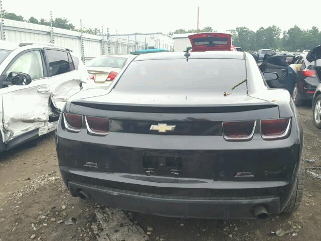 2G1FC1E33C9113373 - 2012 CHEVROLET CAMARO LT BLACK photo 9