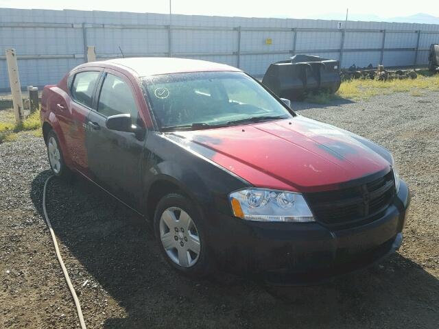 1B3CC4FB4AN175054 - 2010 DODGE AVENGER RED photo 1