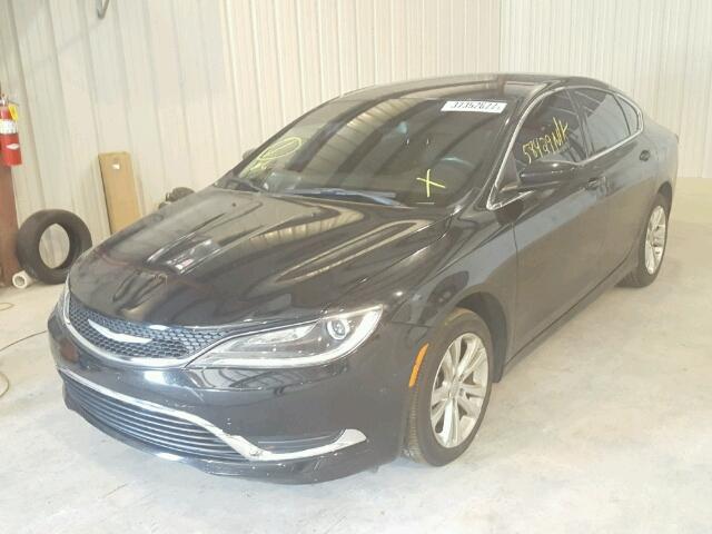 1C3CCCAB1FN591624 - 2015 CHRYSLER 200 LIMITE BLACK photo 2