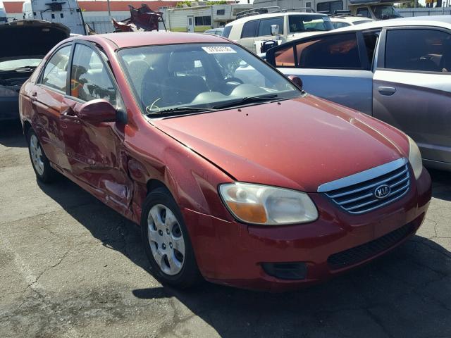 KNAFE122285569721 - 2008 KIA SPECTRA EX RED photo 1