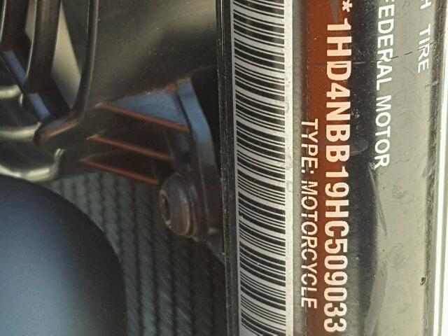 1HD4NBB19HC509033 - 2017 HARLEY-DAVIDSON XG750 RED photo 10