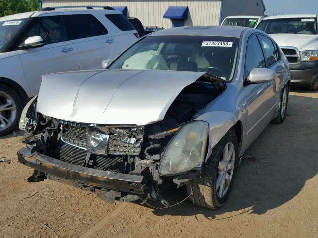 1N4BA41E54C850918 - 2004 NISSAN MAXIMA SE SILVER photo 2