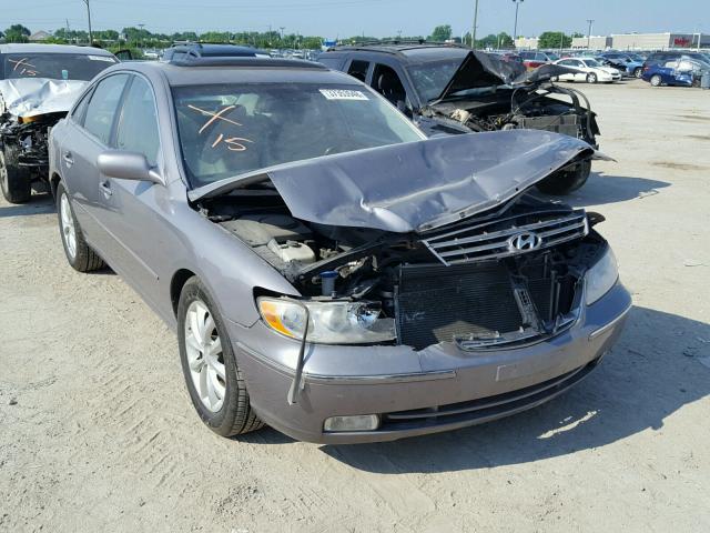 KMHFC46F16A059545 - 2006 HYUNDAI AZERA SE GRAY photo 1